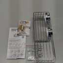 LEVERLOC Shower Caddy Suction Cup Shower Shelves Shower HolderSilver (1 X Silver)