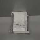 BagDream Small Bakery Bags with Window 100Pcs 3.54x2.36x6.7 Inches Tin Tie Tab Lock Kraft White Window Paper Bags for Coffee Bean, Cookies, Treat, Snack