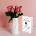 2 x 2026 Graduation Gifts for Her Class of 2026 Gifts Bulk College Graduation Cards for Daughter Valentine Gift for College Girl Best Gift for High School Senior Year Night Proud of You Card with Envelope