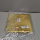 Just Shimmer 2 Pieces Bright Gold Metallic Foil Tablecloth - Stunning Matte Finish, Durable and Easy to Clean - Perfect for Bachelorette, Birthday, Wedding, and Anniversary Party Decorations, Bright Gold