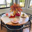 Hollyone Artificial Fall Plants Large Fake Boston Fern Plants Bushes Faux Fall Fern Greenery Shrubs Plant for Indoor Outdoor Home Garden Porch Window Thanksgiving Autumn Wedding Decorations, 2 Pack