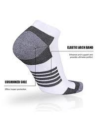 COOVAN 10 Pairs Mens Ankle Socks Men 10 Pack Low Cut Comfort Cushion Casual Socks (Small-Medium)