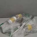 CQT Commercial Flat Microfiber Floor Mop Cleaning System 24" Inch Wet Dry and Dust Hardwood with 4 Washable Pads Cleaner for Laminate Tile Stainless Steel Handle and Extension (PT14 Brown)