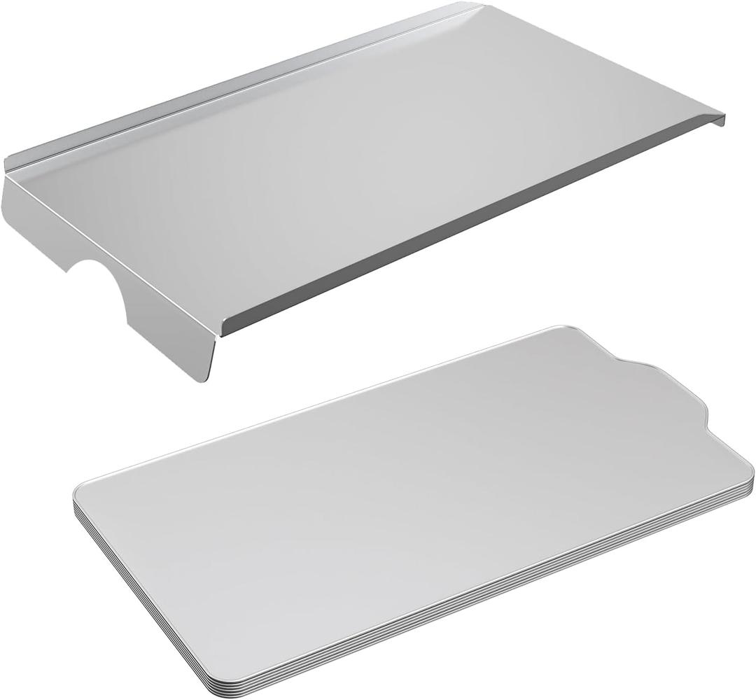 Drip Pan Tray Kit, Drip Pan Heat Baffle and Grease Drip Tray Liners Kit for Traeger Select and Elite Pro Pellet Grills, Drip Pan Replacement Parts for Traeger BAC520 Drip Tray