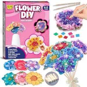 Poke In Art Diy Flower Bouquet Craft Kits Arts Crafts 