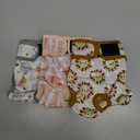 Langsprit Washable Female Dog Diapers (3 Pack) - Doggie Reusable Small Medium Large Dog Diapers for Doggy Puppy Female in Period - Highly Absorbent Dog Heat Panties (Rabbit, Owl, Lion, Medium)