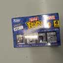 Funko Pop! Bitty: Spider-Man - Miles Morales, Ghost Spider, Spider-Man 2099, and Mystery Chase Figure - 0.9 Inch (2.2 Cm) - Marvel Comics Collectable - Stackable Display Shelf Included - Gift Idea