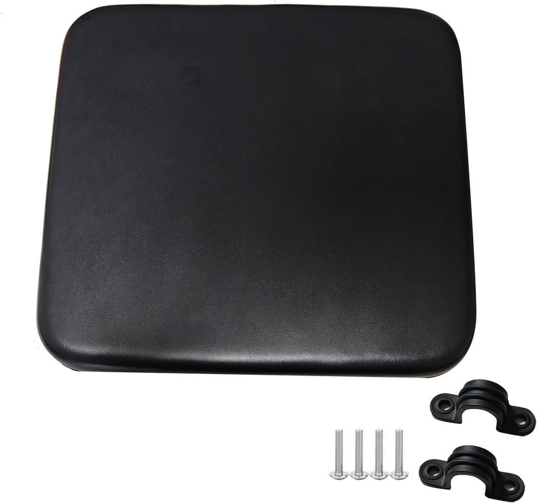 HMZ Rollator seat Cushion,Replacement seat for rollator Walker 13.8"X12.6",Rolling Walkers Replacement Parts.(1Ea Black)