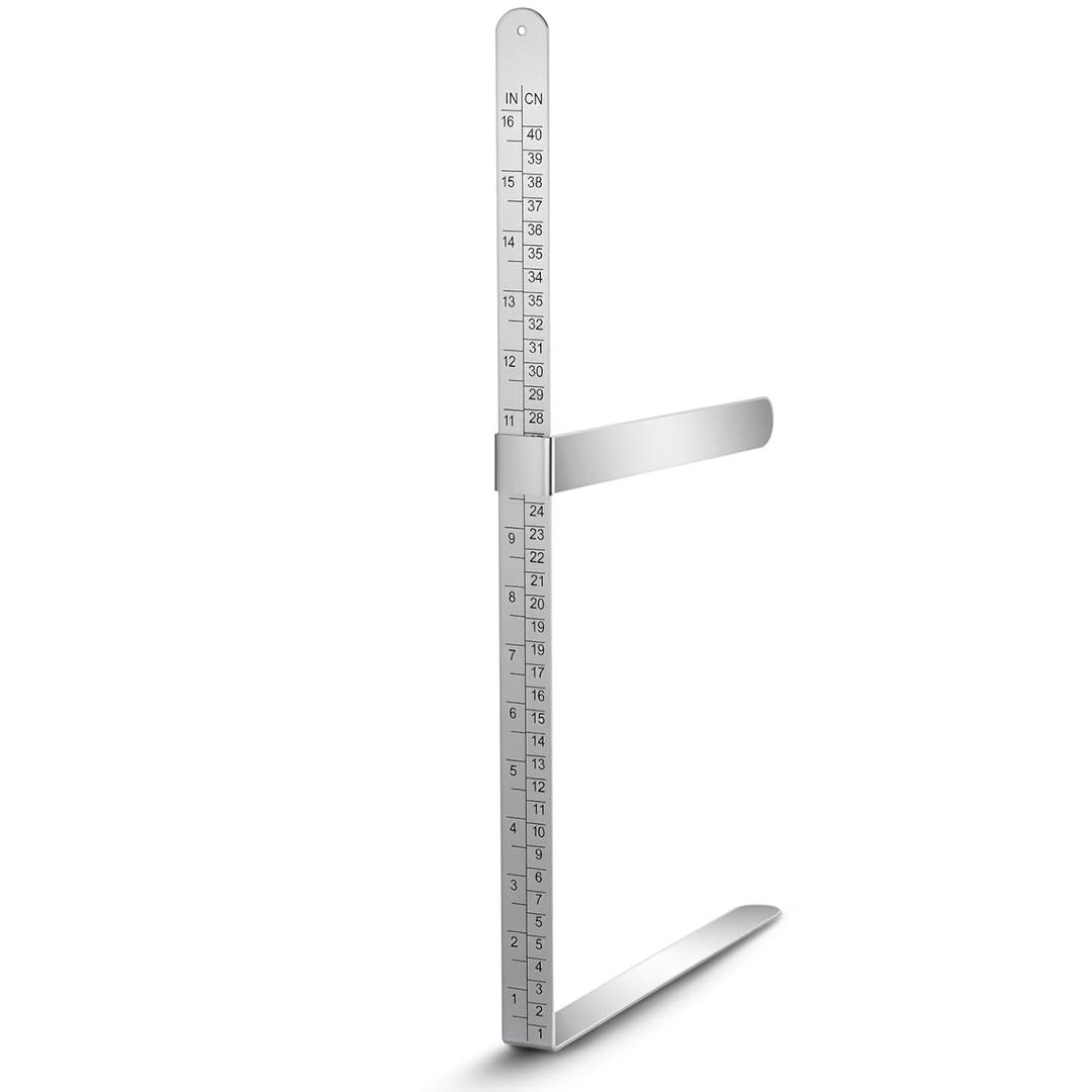 6 Inch/ 40 cm X-Ray Caliper Ruler Stainless Steel X-Ray Body Caliper, Centimeter and Inch Measurements for Body Measurements Quickly Confirm Radiation Dose and Reduce Patient Exposure Time