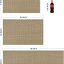 Artoid Mode Washable Non Slip Kitchen Rugs and Mats Set of 2, Rubber Backing Absorbent Kitchen Mats for Floor Front of Sink - 20x32 and 20x48 Inch