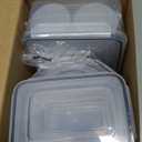 JSCARES 40 PCS Food Storage Containers with Lids Airtight (20 Lids &20 Containers) - Leakproof Meal-Prep Containers for Kitchen Storage Reusable Plastic Microwave/Dishwasher Safe with Labels & Pen