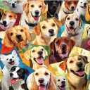Pack Of 2 500 Piece Puzzles for Adults, Jigsaw Puzzles 500 Pieces for Adults Senior Dog Puzzle Adult Puzzles 500 Pieces Jigsaw Puzzle Challenging Puzzle Game Family Activity Birthday Gift 20.5x15 In