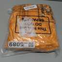 Crowye 5 Pcs 24.6 Feet Marigold Garland with LED Light for Decoration Artificial Marigold Flowers Faux Indian Garland for Wedding Diwali Christmas (Orange)