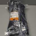 ALBO Black Zip Ties 12 Inch Long Zip Ties Plastic Cable Ties Thick 0.19 Inch 100 Pack Tie Wraps Heavy Duty 50lb UV Resistant Nylon Wire Ties for Indoor and Outdoor