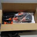 Drywall Sander, 1000W Popcorn Ceiling Removal Tool, Automatic Drywall Sander with Vacuum Dust Collection, LED Light, 6 Variable Speed 800-2200RPM,15Pcs Sanding Discs, Foldable & Extendable Handle (Orange Red)