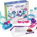 Learning Resources Primary Science Lab Set Pink - Experimentation and Observation for Kids, STEM Projects, Science Kits, Experiments, Pretend Play Scientists, Toddler Project Chemistry Toy
