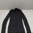 Women Stretchable Knitted Long Sleeve Slim Fitted Ribbed Soft Sweater Dress M