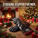 RAPICCA 932F Heat Resistant BBQ Grill Gloves: Oil Resistant Waterproof for Smoking Grilling Cooking Barbecue Deep Frying Turkey Rotisserie Handling Hot Greasy Meat | Great Stocking Stuffers for Men, XL