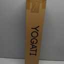 YOGATI Yoga Mat with Strap with Alignment Lines. Home Workout Mat for Women, Men and Kids. Thick Non Slip Yoga Mat for Pilates and Fitness. Brown, Pink and Purple Yoga Mats