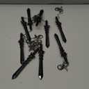 24 Set Dragon Pens Gifts Bulk Sword Pens Christian Dragon Pendant Accessories Religious Black Ink Stationery Easter Gifts for Men Pastor Students Church Birthday Office