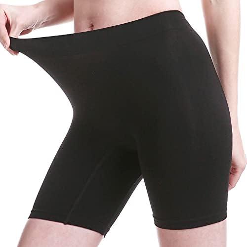 MELERIO Women's Slip Shorts, Comfortable Boyshorts Panties, Anti-chafing Spandex Shorts for Under Dress