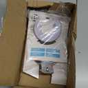 Grip: Professional Grade Guitar Wall Mount  Sturdy Metal Construction, Adjustable Hanger Hook for Electric, Acoustic Bass Guitars - Easy Install Into Any Wall, Screws Included (Ultra Light Grey/Chrome)