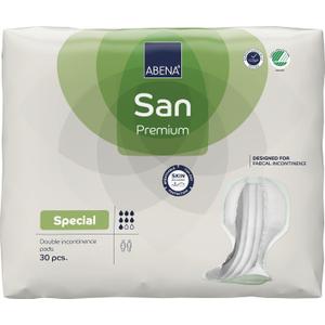 Abena San SPECIAL - Specifically Designed For Fecal Incontinence, 30 Count