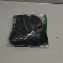 WDIRARA Women's Plus Size Round Neck Short Sleeve Fringe Hem Dress Casual Dresses Black 3XL 