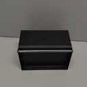 Cheval Multipurpose Aluminum Enclosure Heatsink DIY Project Box (Aluminum and Aluminum extrude Enclosure with Mount bar (2U) 86 x 100 x 200 mm.) Black