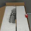 MOMENTS IN TIME Light Up Sugar Shack Christmas Village House Hand-Painted Polyresin Cabin Scene with Horse & Dog, Winter Holiday Dcor, Battery Operated Warm LED Lights