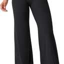 YEOREO Workout Leggings Womens No Front Seam Straight Leggings 31.5" High Waist Buttery Eddiy Gym Yoga Pants Black S