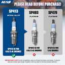 MAS Ignition Coils DG508 and Motorcraft OEM Spark Plugs SP413 Compatible with Ford F-150 Mustang V8 4.6L pack of 8