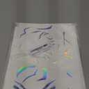 K-pop Temporary Tattoos for Coser, Kpop Anime Cosplay Purple Body Tattoo Stickers, Fake Tattoo Costume Accessories for Halloween Christmas Party Favors (Laser 6 pcs)Pack of 8