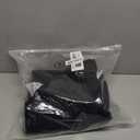 SHEWIN Womens Denim Jacket Casual Long Sleeve Drop Shoulder Button Front Jean Jacket Coat With Pockets (Small, Black)