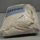 Ameritex Waterproof Blanket Reversible Dog Bed Cover Pet Blanket for Furniture Bed Couch Sofa (82x82 Inch (Pack of 1), Ivory)