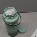 Momcozy 22oz Portable Breast Milk Cooler for Outdoor, Life Saver with 360 Total Cooling for 24 Hours, Larger Capacity Travel Breastmilk Chiller with 2pcs Baby Bottles for Breastmilk Storage, Green