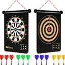 Gitus Magnetic Dart Board Indoor Outdoor Games for Kids with 12 Darts, Gifts for Teenage Boys Teen Boys Gifts Ideas Toys Gifts for 8 9 10 11 12 13 Year Old Boy Game Room Decor