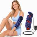 Elbow Heating Pad, Arm Heating Pad, Adjustable Heating Pad for Arm and Elbow for Arthritis Tennis Elbow Pain Relief, 4 Heat Levels 3 Timers Auto Off, Extra Long 6.6 ft Cord, Blue