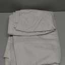 INOVADAY 100% Blackout Curtains for Bedroom, Black Out Curtains 96 Inch Long, Clip Rings Linen Blackout Drapes, Thermal Insulated Room Darkening for Living Room, 2 Panels - Beige,W50xL96