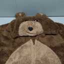 DKRUW Adult Onesie Pajamas Animal One Piece Brown Bear Costume Halloween Cosplay for Women Men (Brown Bear, X-Large)