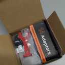 TIORIY Pull Down Spray Head Replacement - for Kitchen Faucet Sprayer Head with 15 Adapters, 3 Function Pull Out Faucet Spray Nozzle, Brushed Nickel