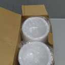 Homemory 4"x8" Large Solar Candles Outdoor Waterproof, Dusk to Dawn, Solar Powered Flameless Candles for Outdoor, Lanterns, Set of 2