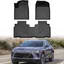 Mixsuper Floor Mats for Chevy Blazer EV 2024-2026 (Not Blazer), All Weather Floor Liners for Blazer EV Accessories, Durable 1st and 2nd Row Set Black