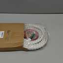 Leinuosen Flexible Molding Trim Peel and Stick for Walls 10ft Decorative Bead Pearl DIY Wall Trim for Bathroom Mirror Frame Border Backsplash Tile Ceiling Cabinet TV Wall Edge(White, 10ft /20 mm)