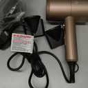 slopehill Professional Ionic Hair Dryer, Powerful 1800W Fast Drying Low Noise Blow Dryer with 2 Concentrator Nozzle 1 Diffuser Attachments for Home Salon Travel (Mocha Mousse)