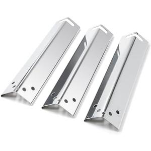 Adviace Replacement Grill Parts for Expert Grill XG10-101-002-02 3 Burner Gas Grill, Stainless Steel Heat Plates for 2 Burner Walmart Expert Grill Model, 2 Pack