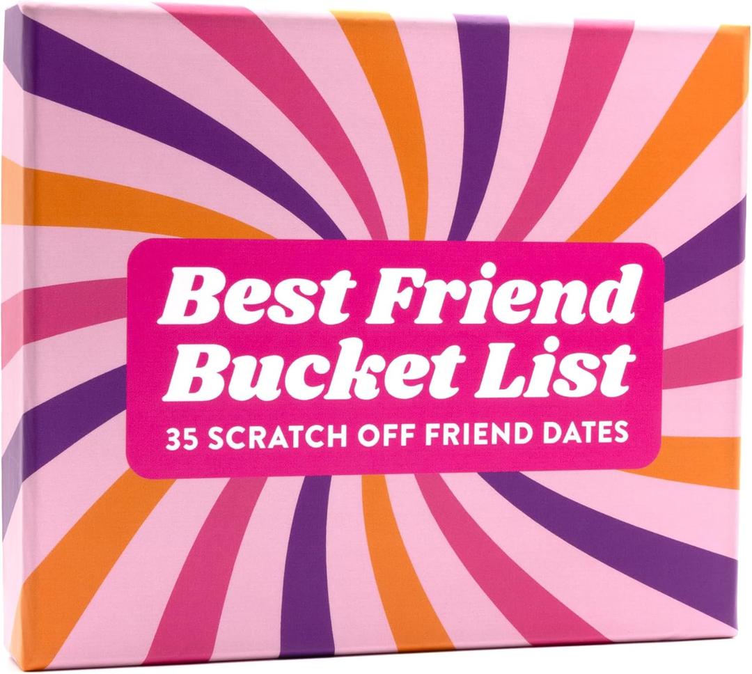 Best Friend Bucket List Scratch Off Cards  35 Fun Adventure Date Ideas for Friends  Unique Gift for Women, Besties, or BFFs  Friendship Gift for Birthdays or Galentine's Day