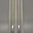 T300/T10 Long Tubular Light Bulb,40 Watt Equivalent E26 Base Amber Vintage Edison Bulb 4W Dimmable Tubular Antique Style Decorative LED Filament Light Bulb, 2700K Warm White,11.8 Inch, 2 Pack