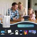 WiFi Extender Signal Booster for Home 2026 Internet Repeater Long Range Up to 9995 Sq. Ft. Whole Home WiFi Coverage