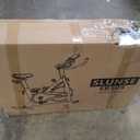 Exercise Bike, Adjustable Magnetic Resistance Stationary Bikes for Home with App Compatible, Quiet Indoor Cycling Bike with 350lbs Weight Capacity Comfortable Seat, Digital Monitor & Phone Mount